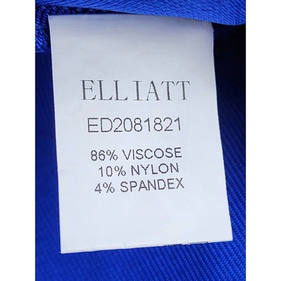 Elliatt Kim Bodycon Cobalt Blue Sleeveless Corset Midi Dress Women's Size XS - Picture 12 of 12